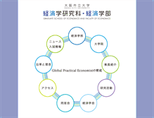 Tablet Screenshot of econ.osaka-cu.ac.jp